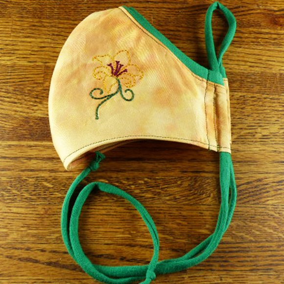 Accessories - Custom Embroidered Face Mask w/ stretchy nose band